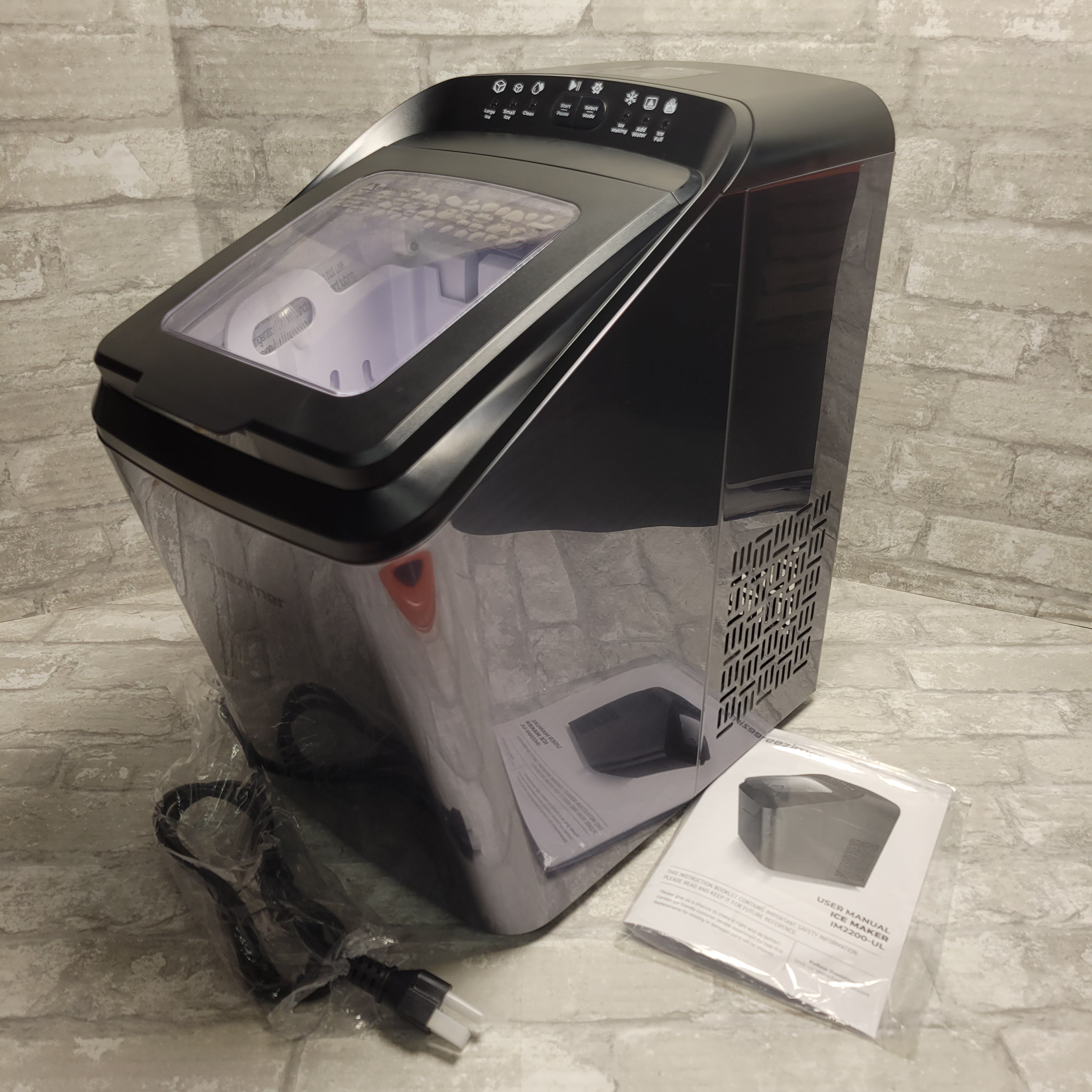 Ice Maker Machine, Countertop, Portable, 33Lbs/24 Hours (8084944617710)